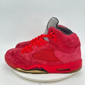 Nike Air Jordan 5 Retro Men Size 13 136027 602 University Red Black Shoes